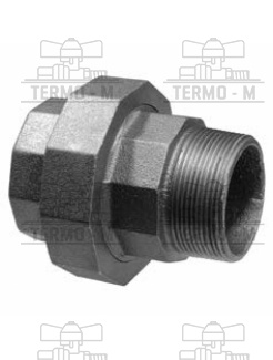 CIERNE ŠRÓBENIE VONKAJŠÍ ZÁVIT DN 1"